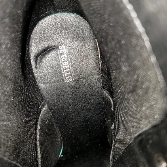 Women's Smooth Patent Leather 7 Eyelet Boots Size 11 M- Black Seychelles - Picture 6 of 6